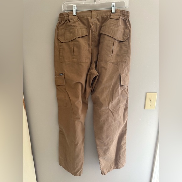 CQR Tactical Pants Mens SZ 34W/32L Coyote Ripstop Cargo Uniform Pockets Workwear - Picture 6 of 9